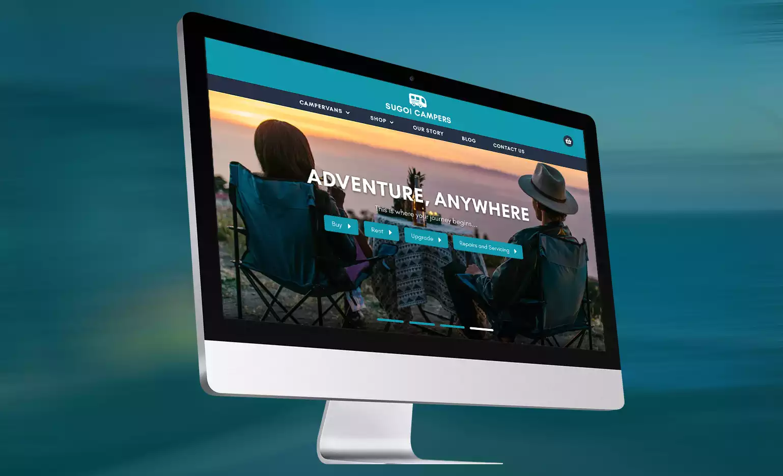 Sugoi Campers - E-Commerce Website